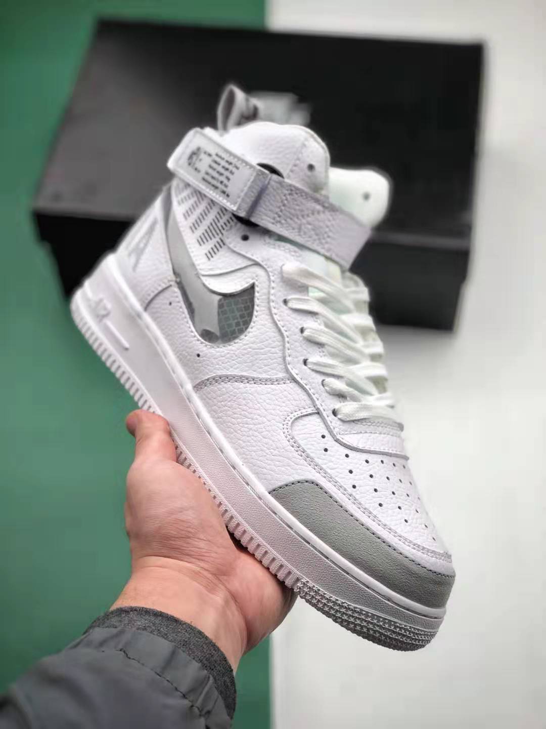 Nike Air Force 1 High 'Under Construction - White' CQ0449-100 - Iconic Style with Aesthetic Appeal