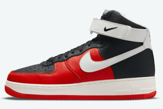 NBA x Nike Air Force 1 High '75th Anniversary' Black/Chile Red-White-Sail DC8870-001