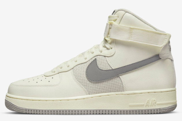 Nike Air Force 1 High Vintage 'Sail' Sail/Medium Grey-Light Bone-Coconut Milk DM0209-100 - Classic Sneaker for Effortless Style