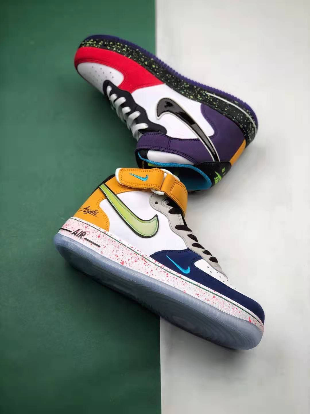 Nike Air Force 1 High What The LA CT1117-100 - Limited Edition Sneakers
