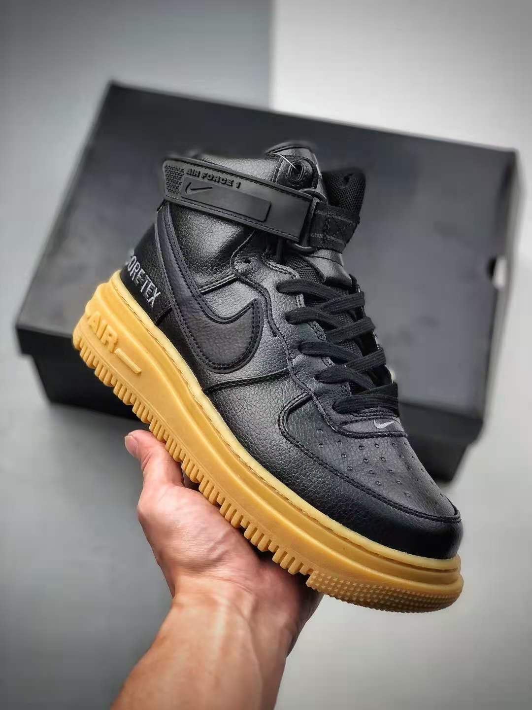 Nike Air Force 1 Gore-Tex Boot 'Black Gum' CT2815-001 | Waterproof Design for Unbeatable Style