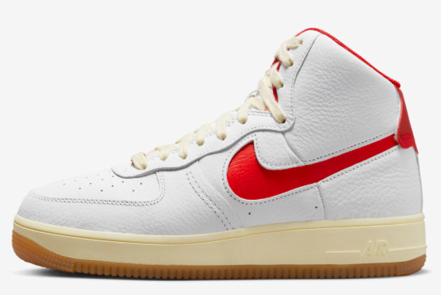 Nike Air Force 1 High Sculpt 'White/Red' FN3500-100 - Stylish and Iconic Sneakers