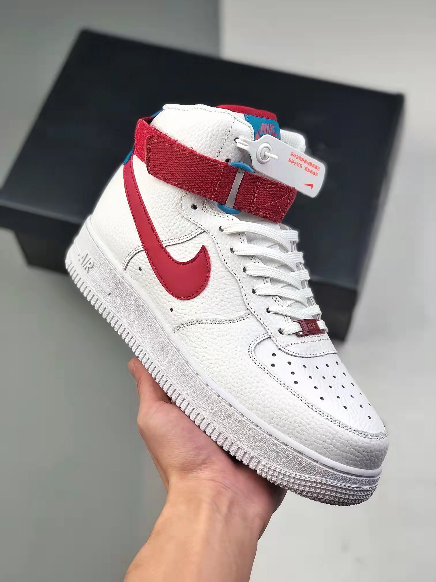 Nike Air Force 1 High 'White Team Red' 334031-119 - Classic Style and Unmatched Quality