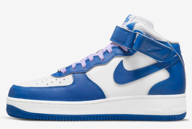 Nike Air Force 1 Mid Blue White Kentucky DX3721-100 | Limited Edition