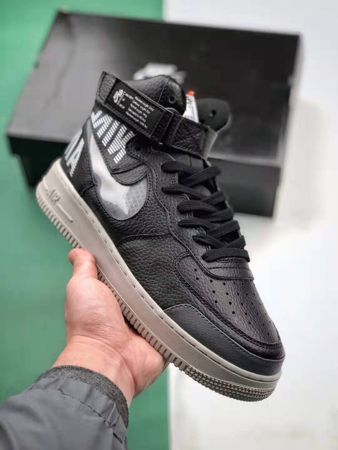 Shop Nike Air Force 1 High 'Under Construction - Black' CQ0449-001 | Limited Edition