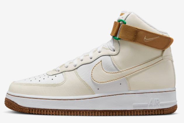 Nike Air Force 1 High 'Inspected By Swoosh' Phantom/White-Gold - DX4980