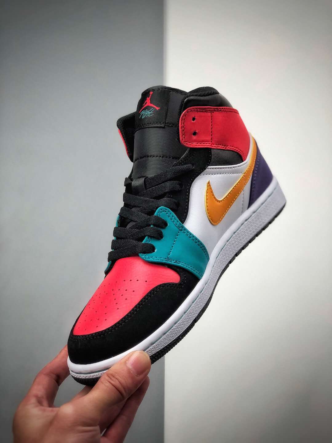 Air Jordan 1 Mid 'Multi-Color' 554724-125 | Stand out with vibrant style