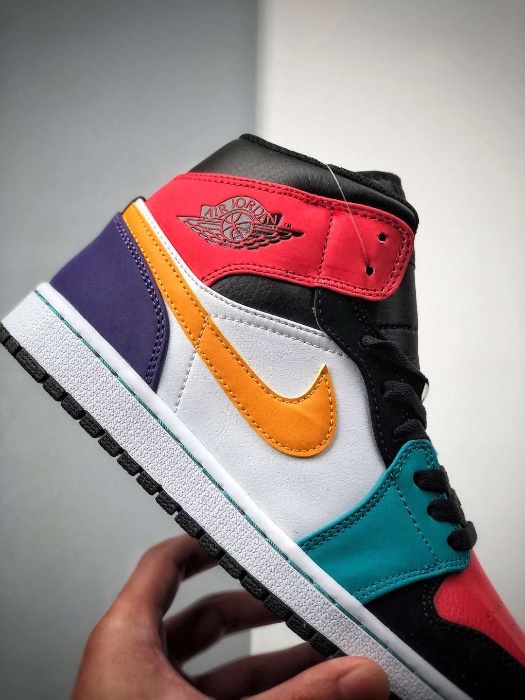 Air Jordan 1 Mid 'Multi-Color' 554724-125 | Stand out with vibrant style