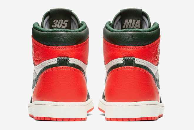 SoleFly x Air Jordan 1 Retro High OG Sail/Team Orange-Fir AV3905-138 - Limited Edition Collaboration