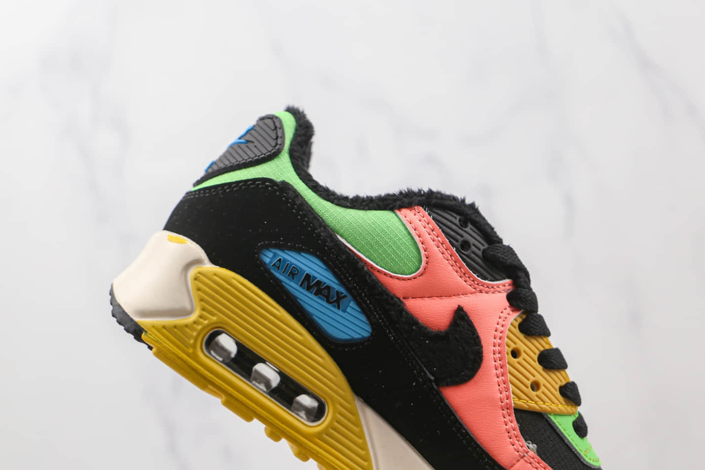 Nike Air Max 90 'Fur Multi-Color' CT1891-600 - Stylish and Comfortable Footwear