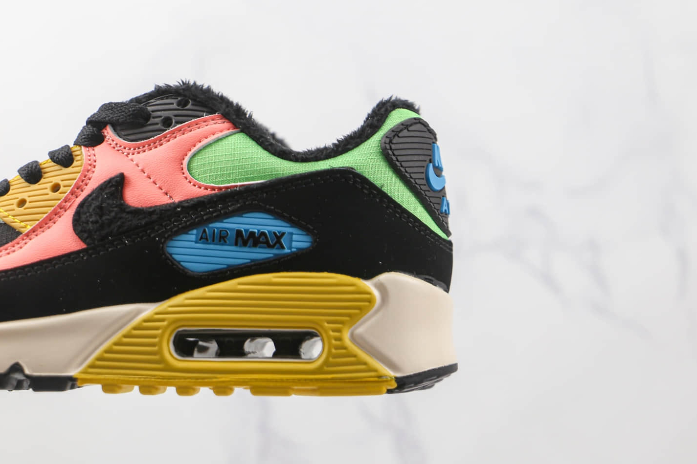 Nike Air Max 90 'Fur Multi-Color' CT1891-600 - Stylish and Comfortable Footwear