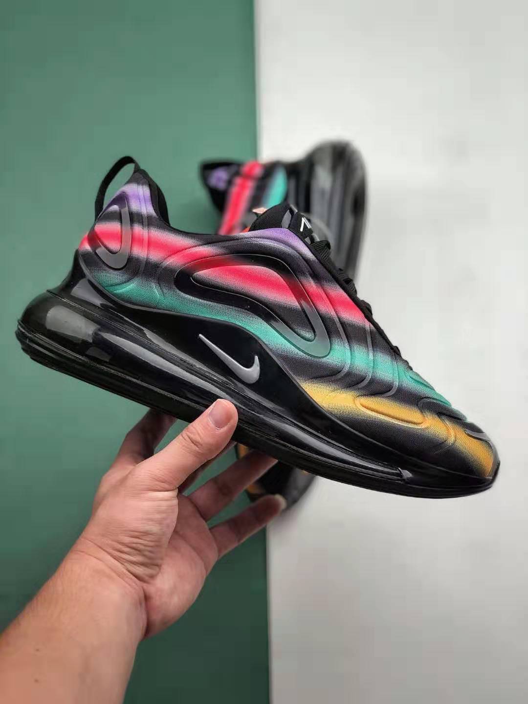Nike Air Max 720 'Color Streaks' AO2924-023 - Bold and Vibrant Sneakers with Striking Color Accents