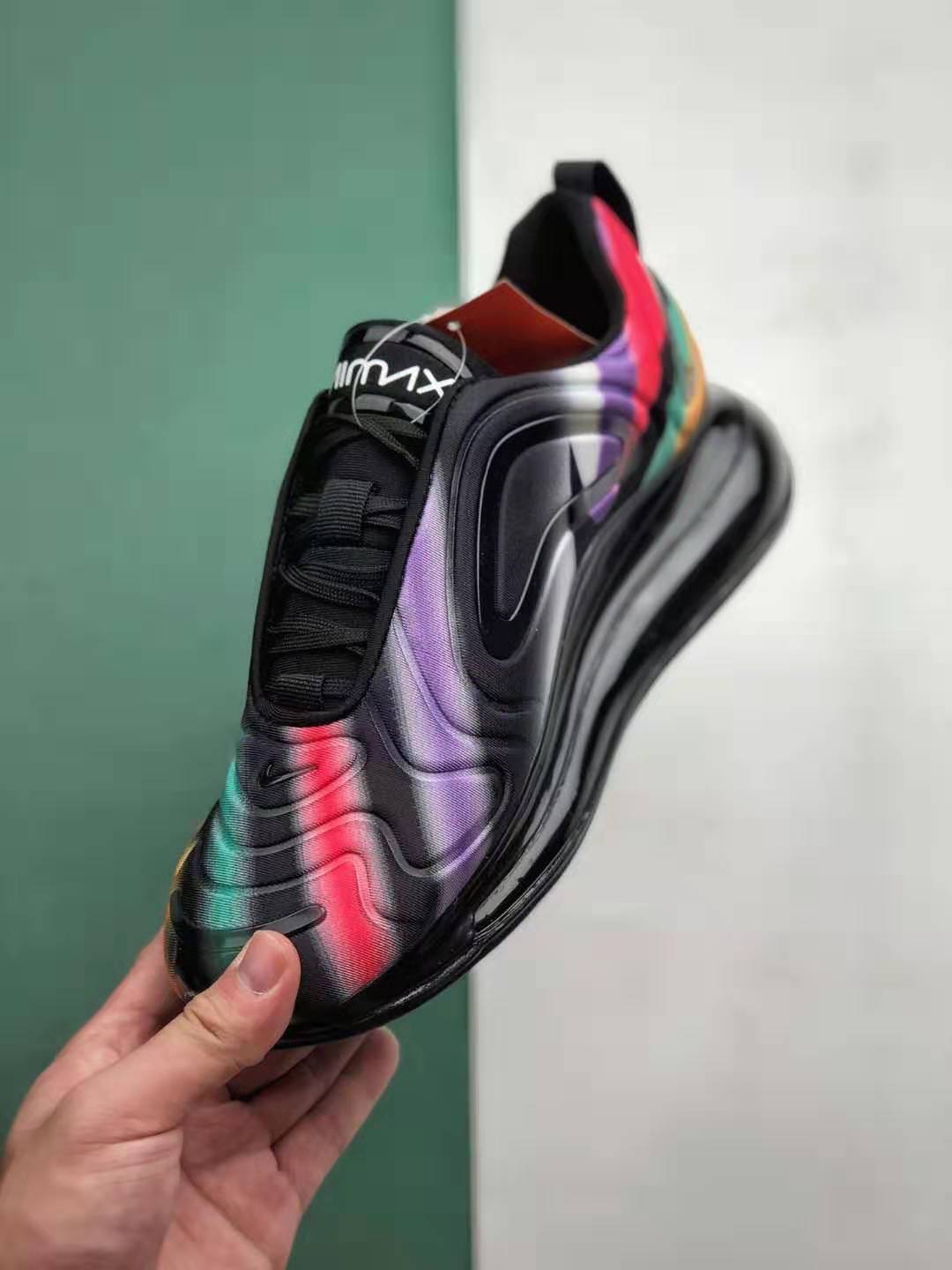 Nike Air Max 720 'Color Streaks' AO2924-023 - Bold and Vibrant Sneakers with Striking Color Accents