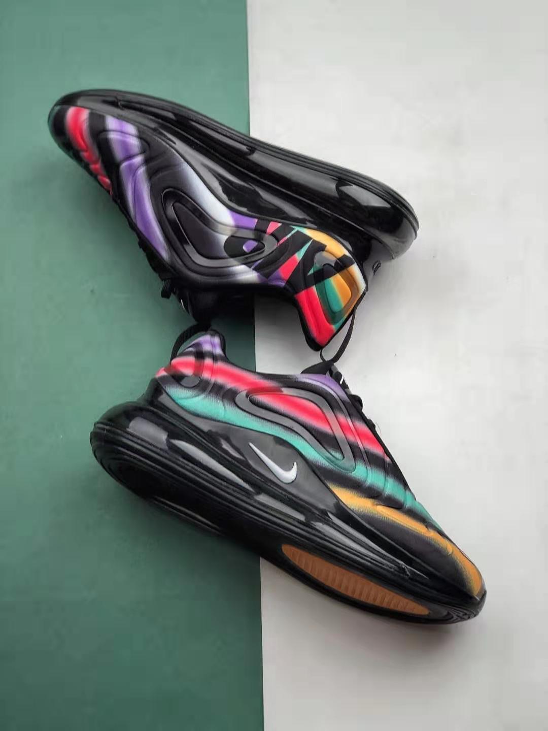Nike Air Max 720 'Color Streaks' AO2924-023 - Bold and Vibrant Sneakers with Striking Color Accents