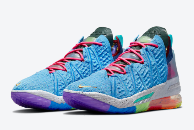 Nike LeBron 18 'What The' Multicolor DM2813-400 - Premium Sneakers for Basketball | Limited Edition