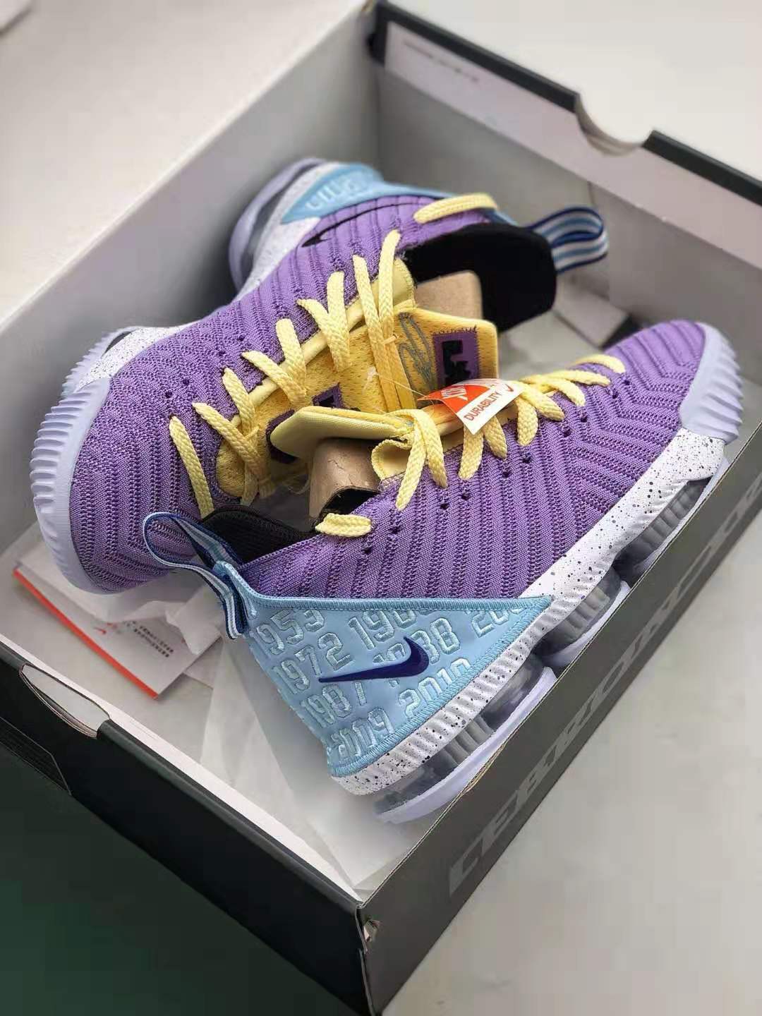 Nike LeBron 16 'Lakers Heritage' CK4765-500 - Authentic LeBron James Sneakers | Fast Shipping