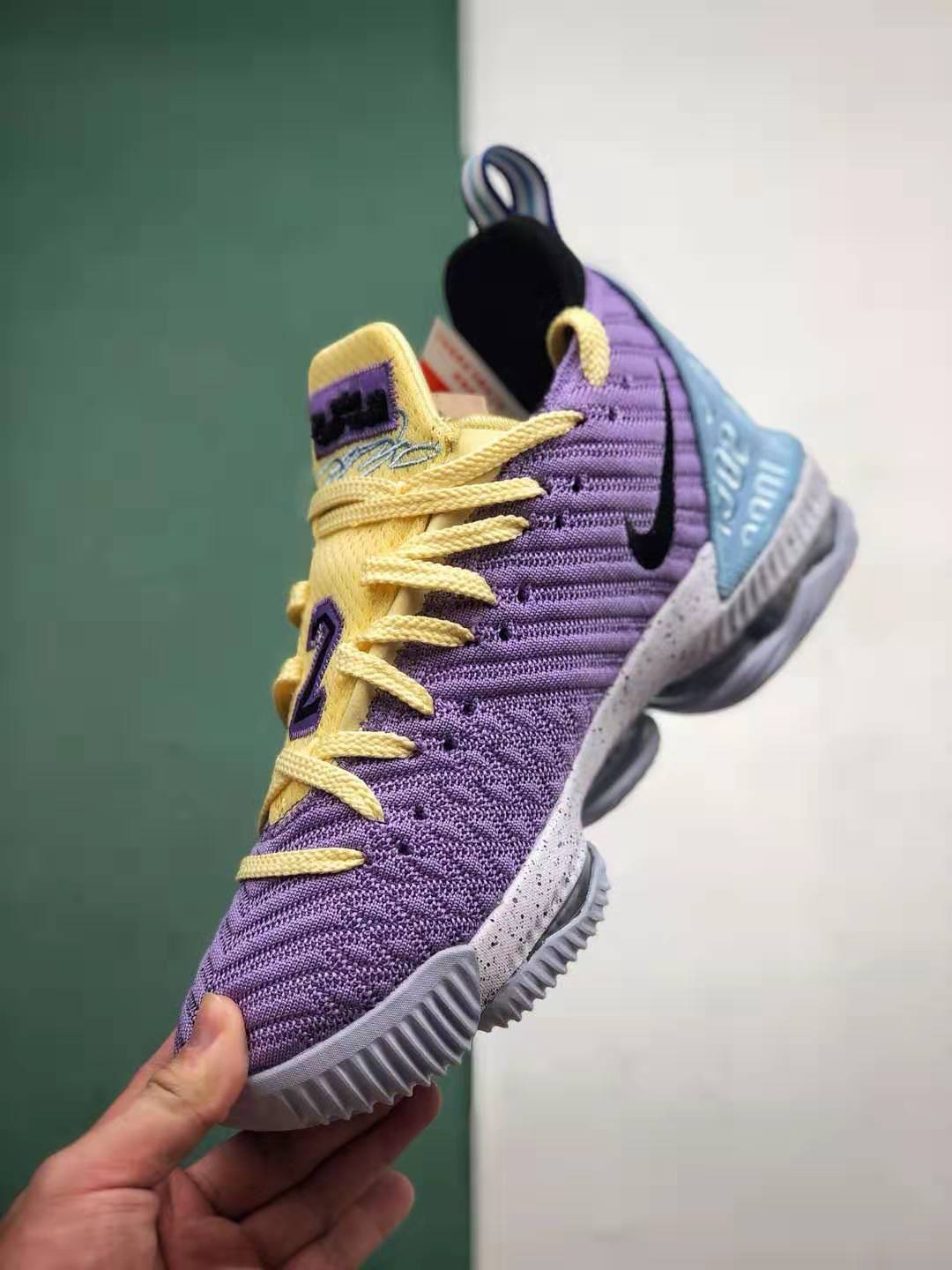 Nike LeBron 16 'Lakers Heritage' CK4765-500 - Authentic LeBron James Sneakers | Fast Shipping