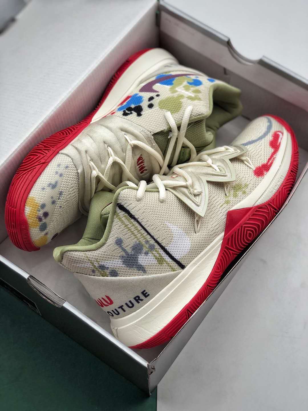 Bandulu x Nike Kyrie 5 EP Multi Color CK5837 100 - Limited Edition Sneakers at Unbeatable Prices