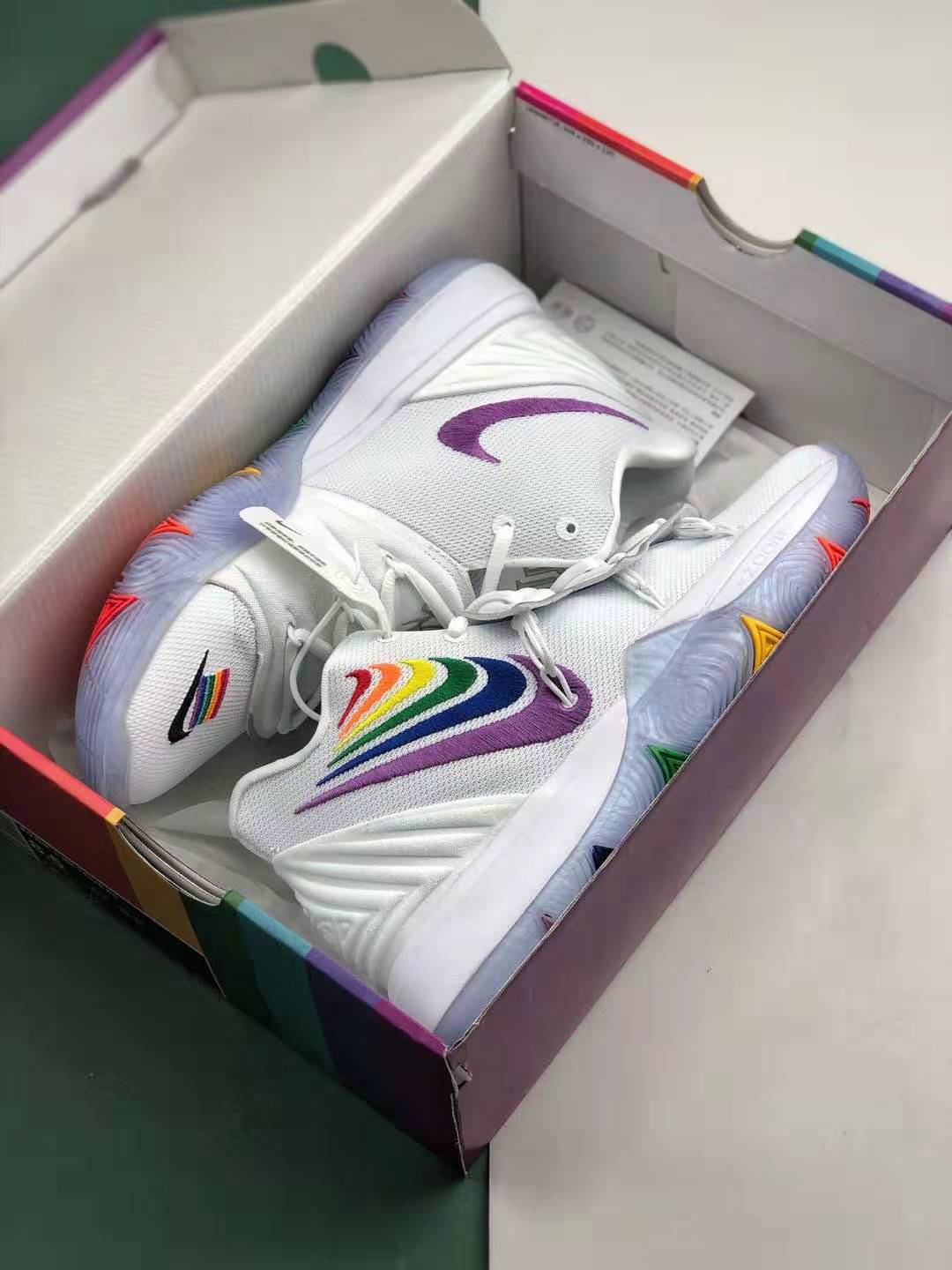 Nike Kyrie 5 BeTrue EP Rainbow Multi-Color CH0521-117 - Unleash Your Style with a Vibrant and Diverse Sneaker Collection!