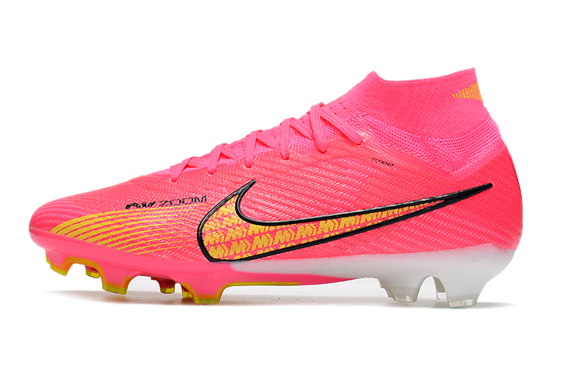 Nike Air Zoom Mercurial Superfly 9 Elite FG Pink Yellow - Premium Soccer Cleats