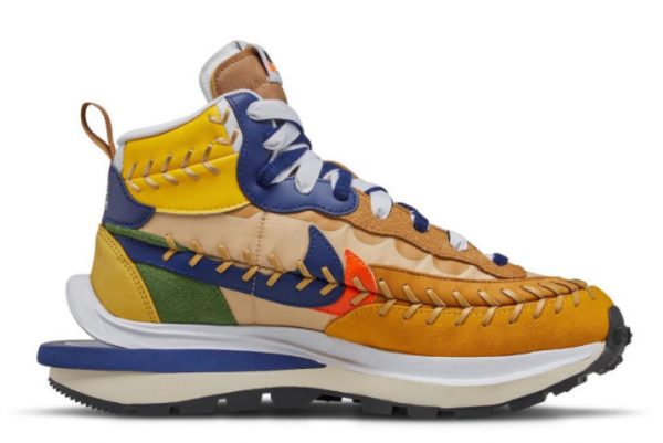 Sacai x Jean Paul Gaultier x Nike VaporWaffle DH9186-200 – Sesame/Multi-Color Collaboration