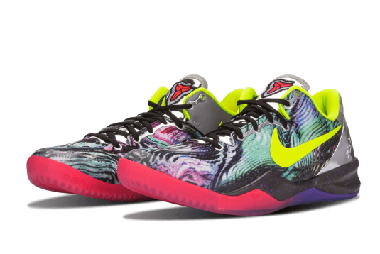 Nike Kobe 8 System Prelude Multi-Color/Volt-Chrome 639655-900 – Premium Basketball Shoes