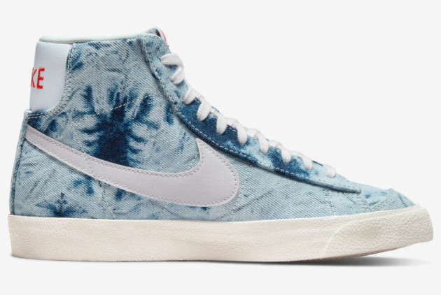 Nike Blazer Mid WMNS 'Washed Denim' Multi-Color Sneakers-Shop Now!