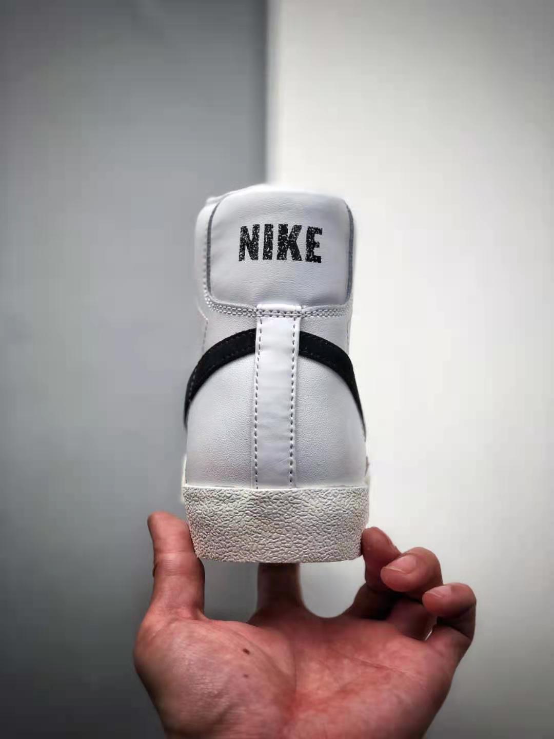 Nike Blazer Mid '77 Vintage 'White Black' BQ6806-100 - Classic Style with a Retro Twist