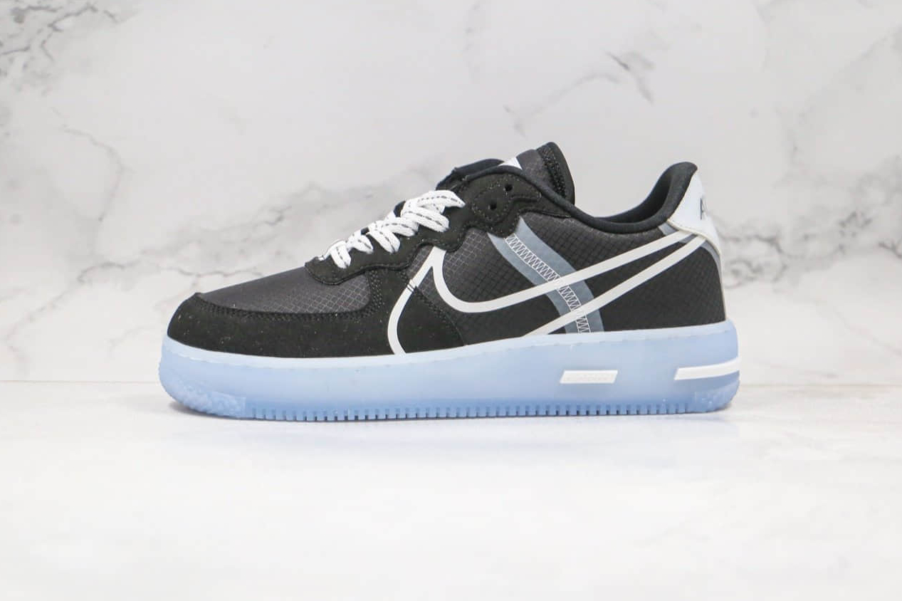 Nike Air Force 1 React QS Light Bone Black Blue White Shoes CQ8879-103 - Premium Style and Comfort