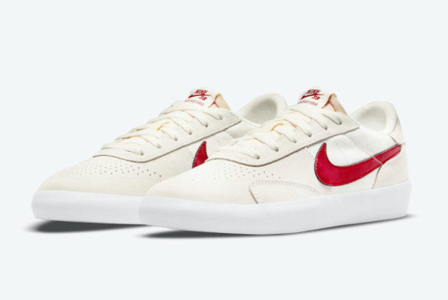 Nike SB Heritage Vulc 'Gym Red' CD5010-103 - Summit White/Red