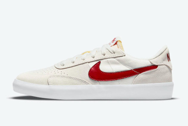 Nike SB Heritage Vulc 'Gym Red' CD5010-103 - Summit White/Red