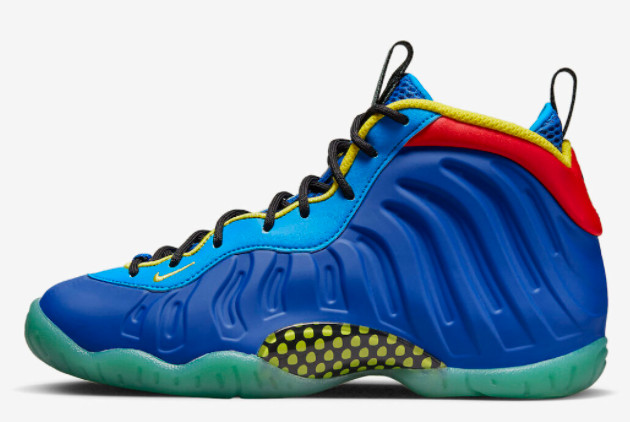 Nike Little Posite One Game Royal/Laser Blue-Enamel Green 80 max characters.