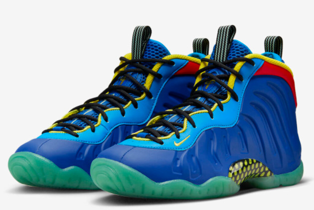 Nike Little Posite One Game Royal/Laser Blue-Enamel Green 80 max characters.
