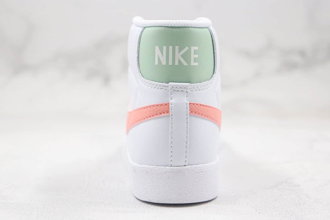 Nike Womens SB Blazer Mid Vintage Suede White Pink Green AV9376-605
