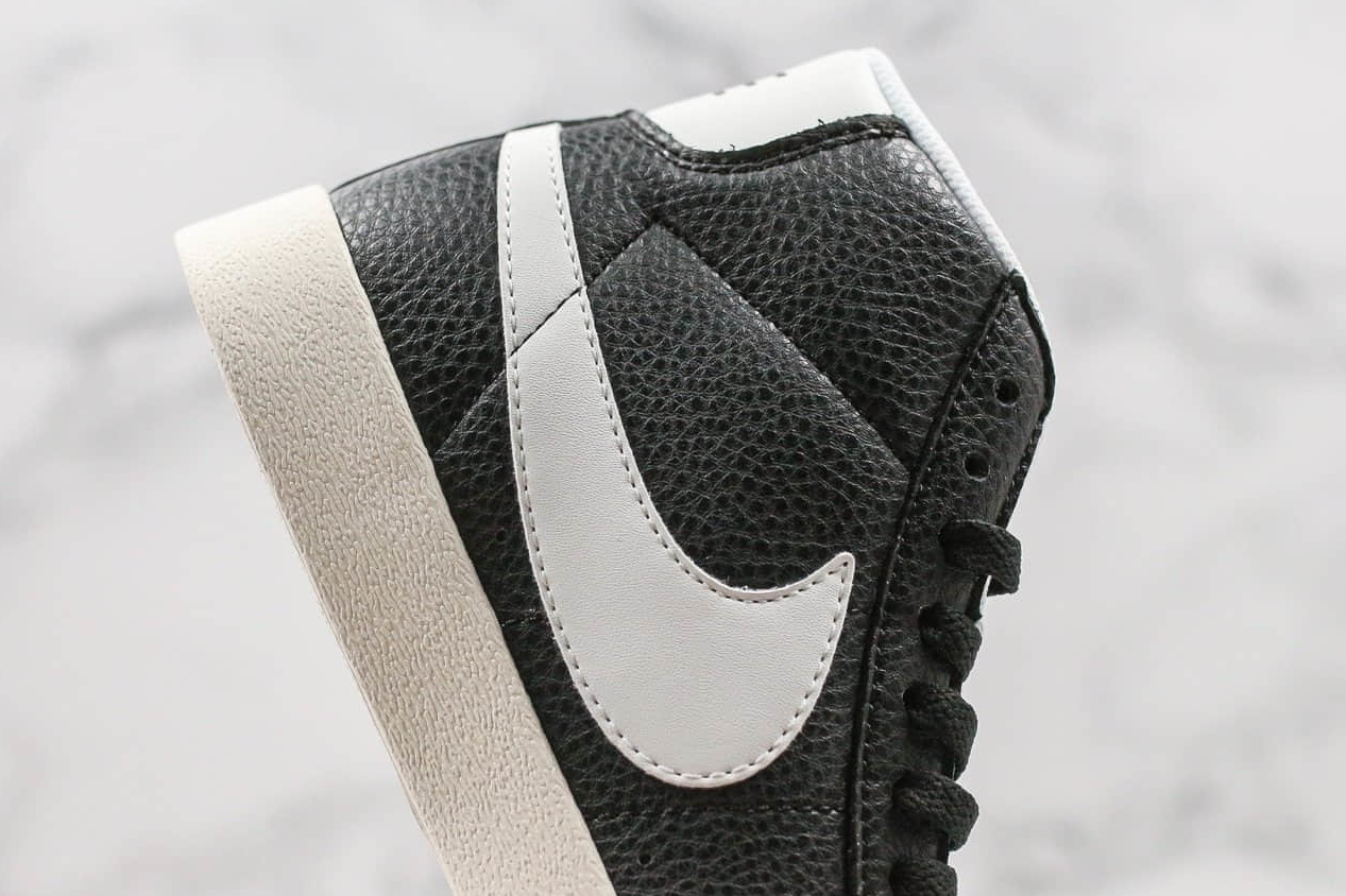Nike SB Blazer Mid Vintage Suede Black White Shoes - AV9376-004