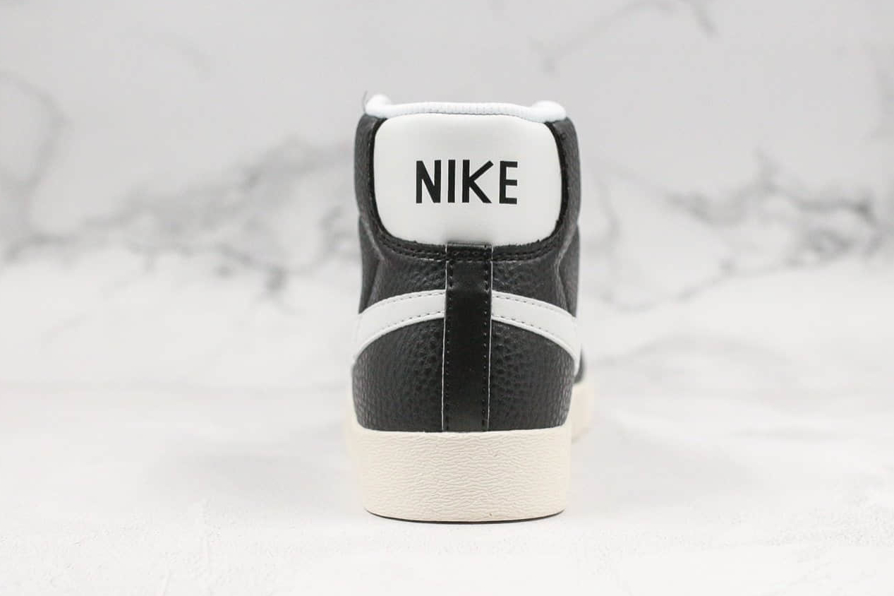 Nike SB Blazer Mid Vintage Suede Black White Shoes - AV9376-004