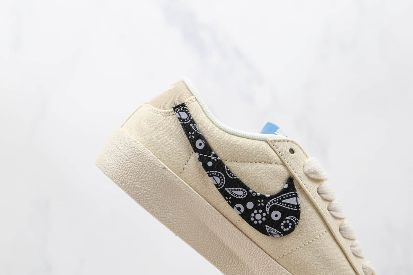 Nike Blazer Low '77 Vintage 'Paisley Swoosh' DJ4665-100 | Stylish Retro Sneakers