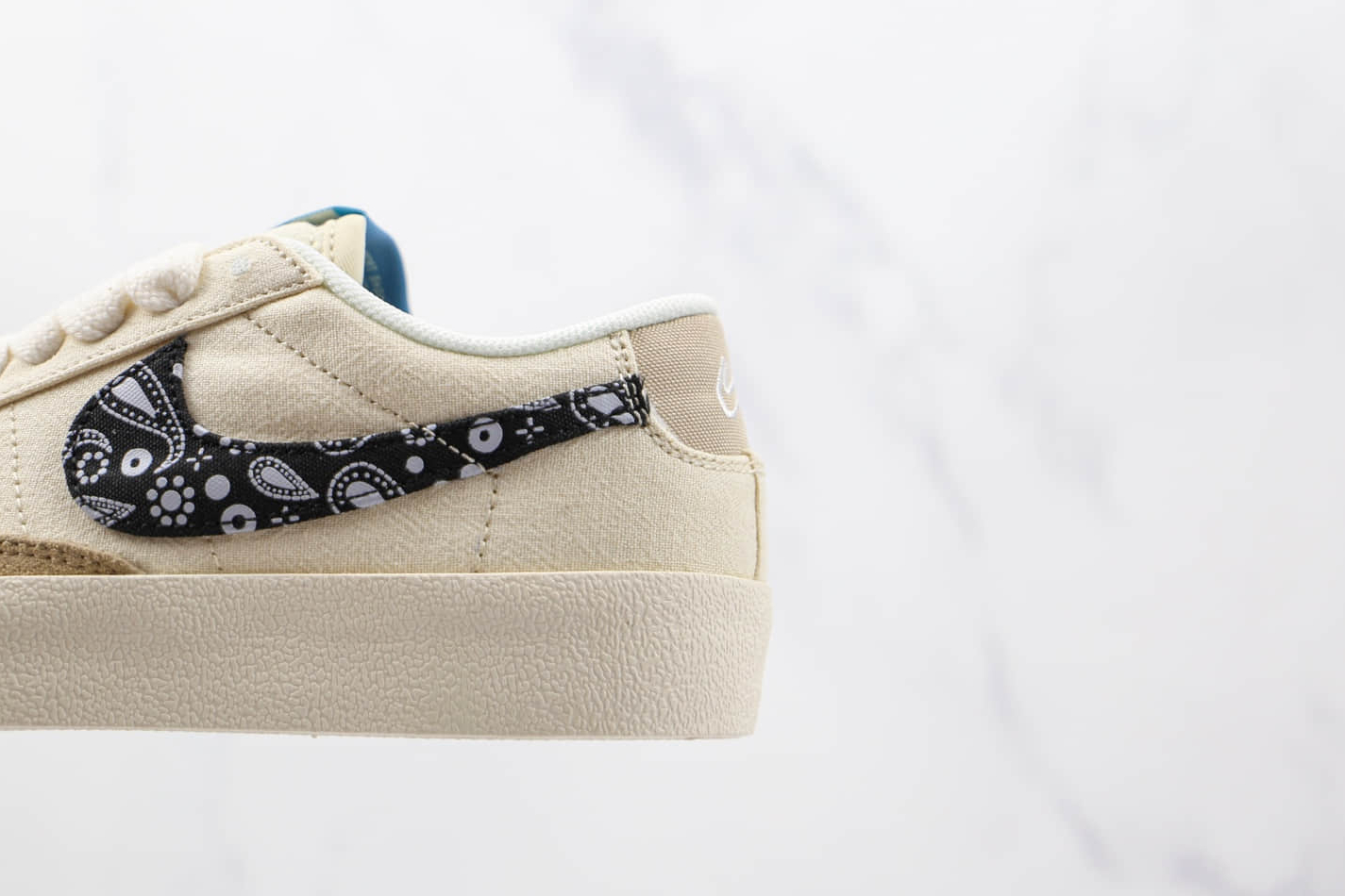 Nike Blazer Low '77 Vintage 'Paisley Swoosh' DJ4665-100 | Stylish Retro Sneakers