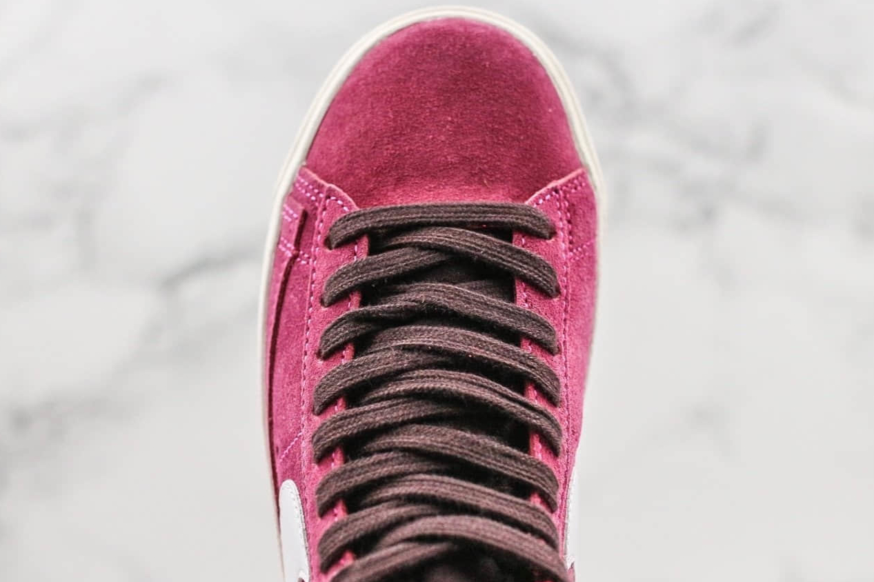 Nike Blazer Mid Vintage Suede 'True Berry' AV9376-601 - Authentic Retro Style for a Timeless Look