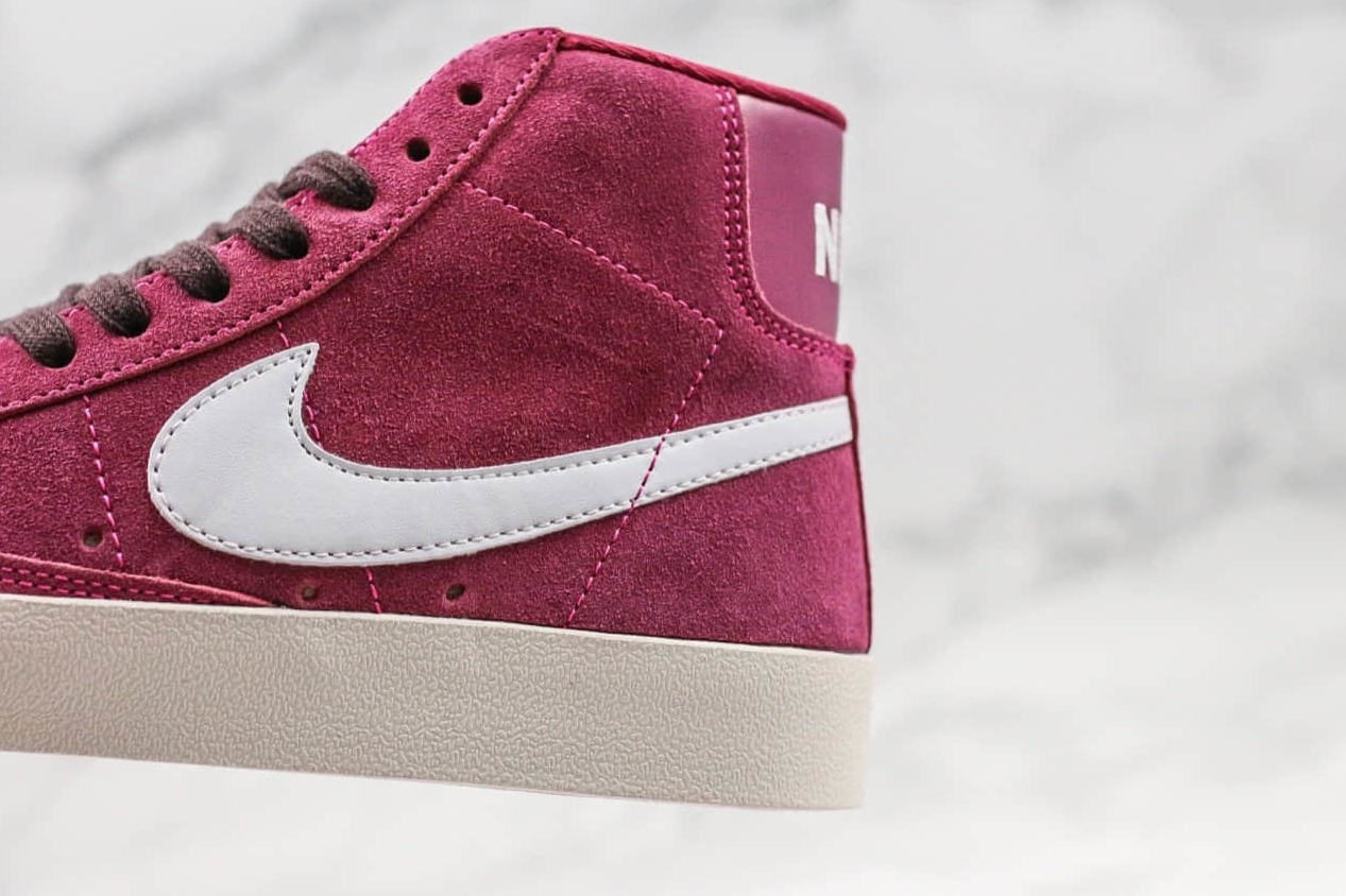 Nike Blazer Mid Vintage Suede 'True Berry' AV9376-601 - Authentic Retro Style for a Timeless Look