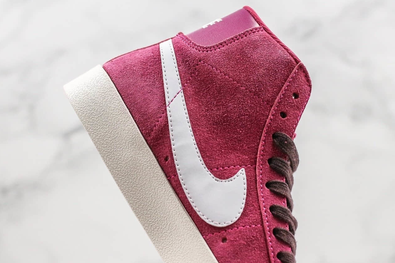 Nike Blazer Mid Vintage Suede 'True Berry' AV9376-601 - Authentic Retro Style for a Timeless Look
