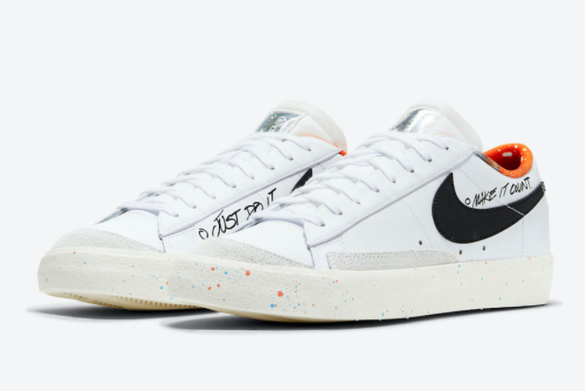 Nike Blazer Low 77 White/Multi-Color DJ4279-101: Classic Design with Vibrant Flair